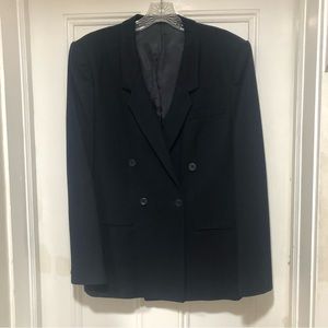 Vintage Sir for Her navy blue blazer
